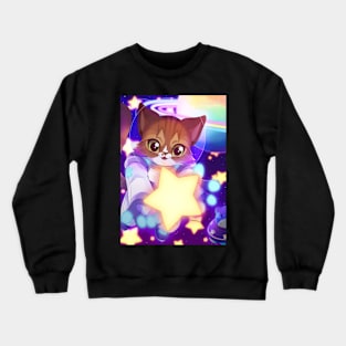 Space Cat Crewneck Sweatshirt